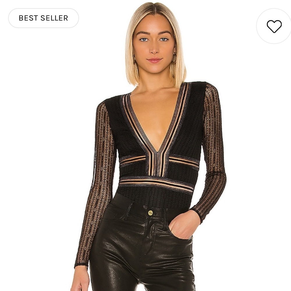 Britni Deep V Bodysuit